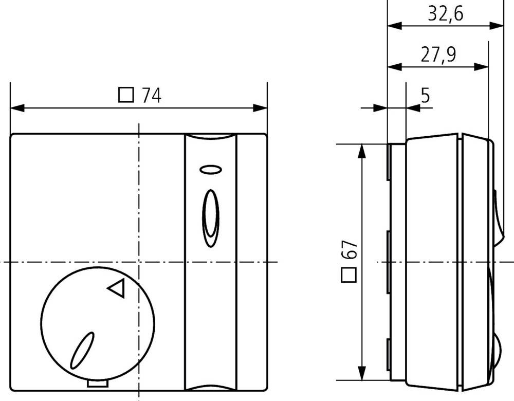 Theben Raumtemperaturregler RAMSES 714 A