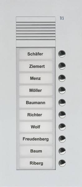TCS Tür Control Türsprechstelle PUK10/1-EN
