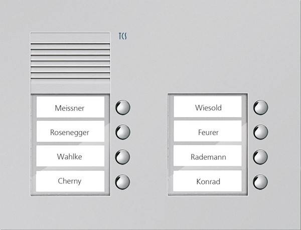 TCS Tür Control Türsprechstelle PUK08/2-EN