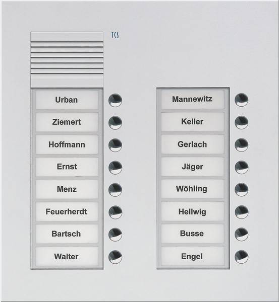 TCS Tür Control Türsprechstelle PUK16/2-EN