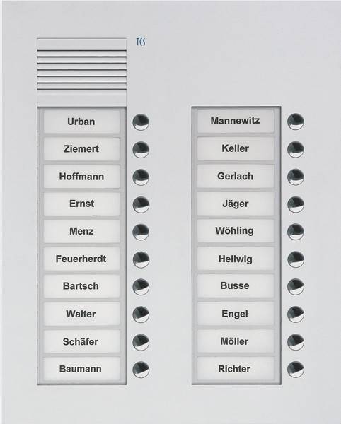 TCS Tür Control Türsprechstelle PUK20/2-EN