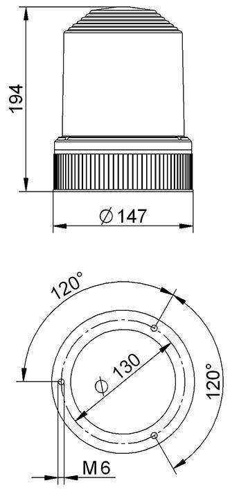 Grothe Drehspiegelleuchte DSL 7302