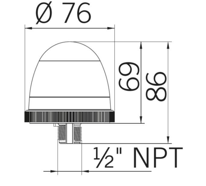 Grothe Blitzlicht rt KBZ 8212