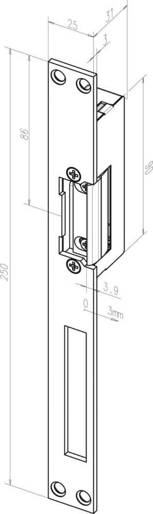 Assa Abloy effeff Türöffner DIN links/rechts 14FF---02135D11