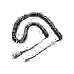Poly U10P - Headset-Verstärkerkabel - Quick Disconnect männlich bis modularer Stecker für Headset-Verstärker männlich