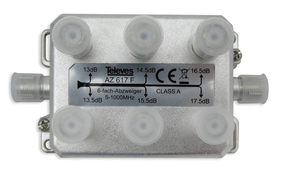 Televes Abzweiger 6f. AZ 617 F