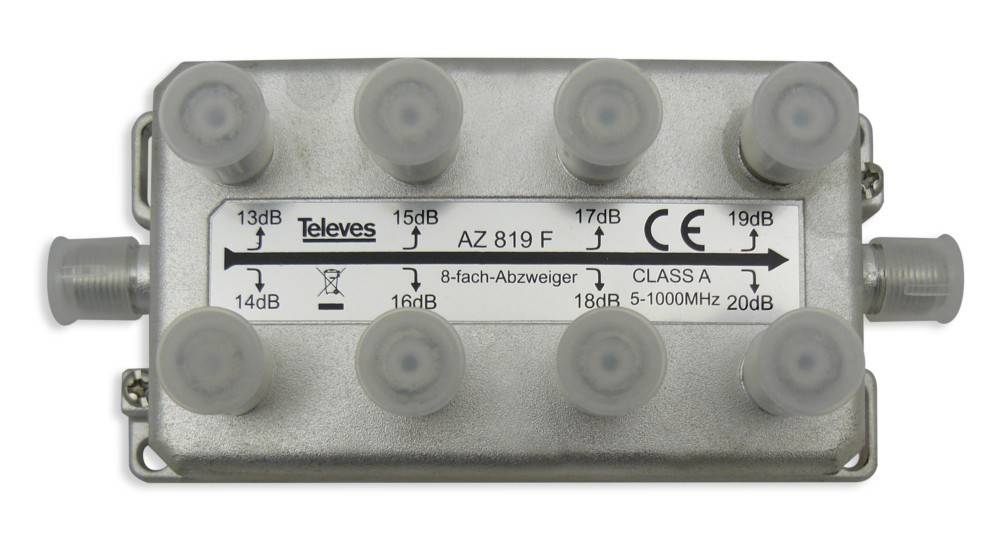 Televes Abzweiger 8f. AZ 819 F