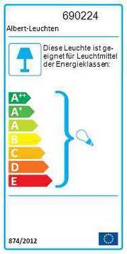 Albert Leuchten Wandleuchte eds 690224