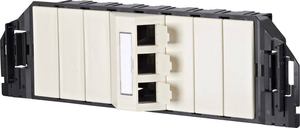 Metz Connect Anschlussdose E-DAT 3x8(8) GB3 pws