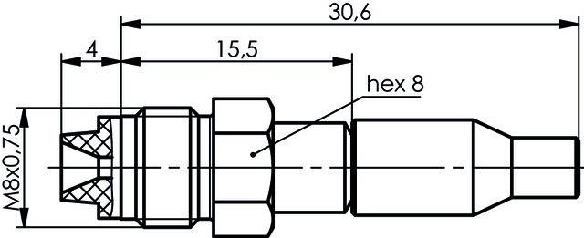 Telegärtner FME Kabelbuchse 100025653