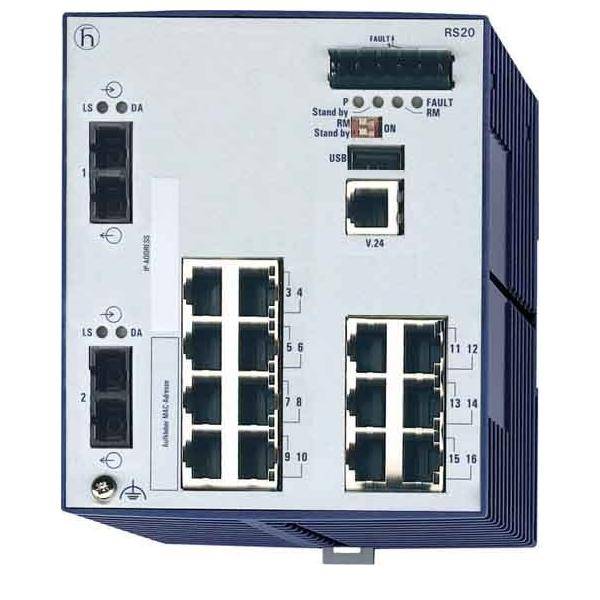 Hirschmann INET Ind.Ethernet Switch RS20-1600M2M2SDAE