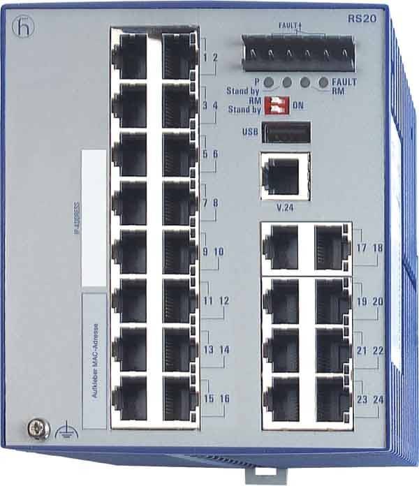 Hirschmann INET Ind.Ethernet Switch RS20-2400T1T1SDAP