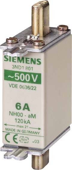 3 Stk. Siemens Dig.Industr. NH-Sicherungseinsatz 3ND1824