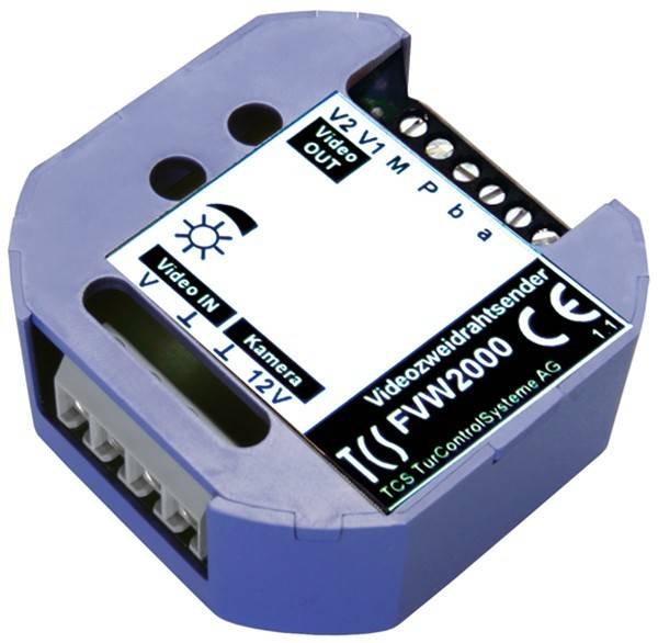 TCS Tür Control Videozweidrahtsender FVW2000-0600