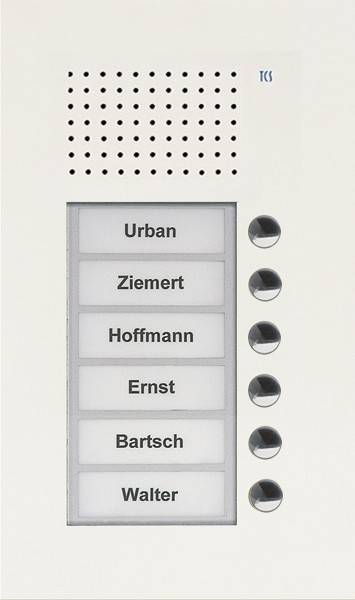 TCS Tür Control Audio Außenstation PUK 6 PUK06/1-WS