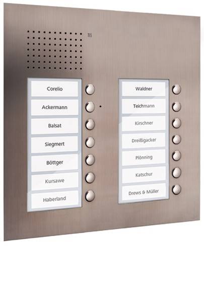 TCS Tür Control Audio Außenstation PUK 14 PUK14/2-ES