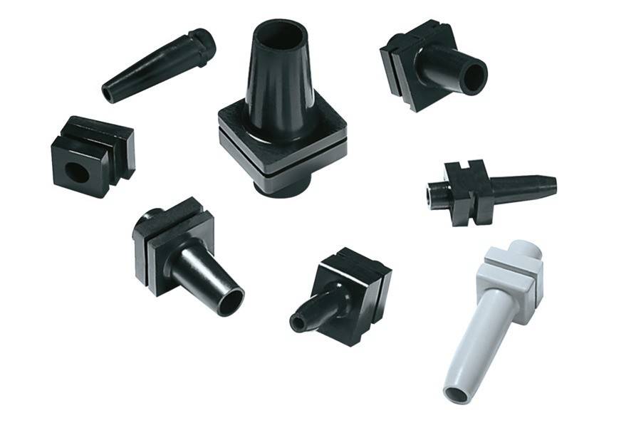 HellermannTyton Schnurschutztülle H 121-PVC-BK D1
