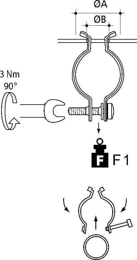 Niedax Rohrbefestigung YHR-3034
