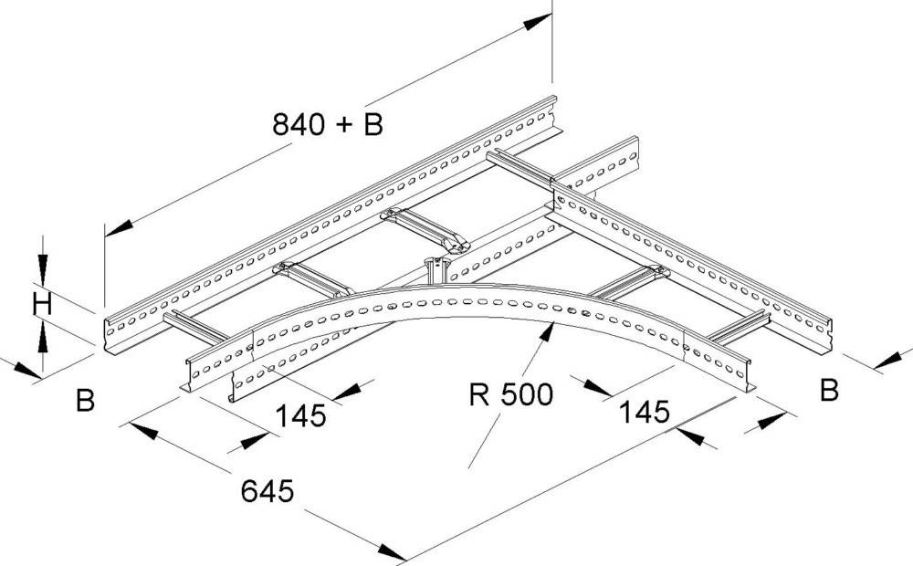 Niedax T-Abgang KLAR 60.203 F