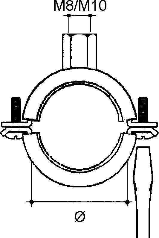 100 Stk. Niedax Rohrschelle PCS-1519