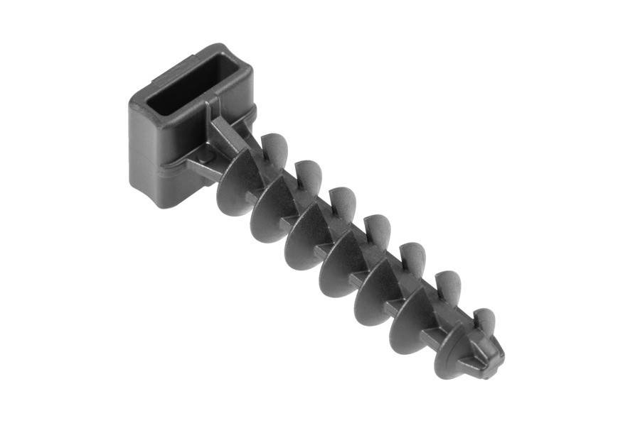 HellermannTyton Wanddübel LOK01-N66-BK-C1
