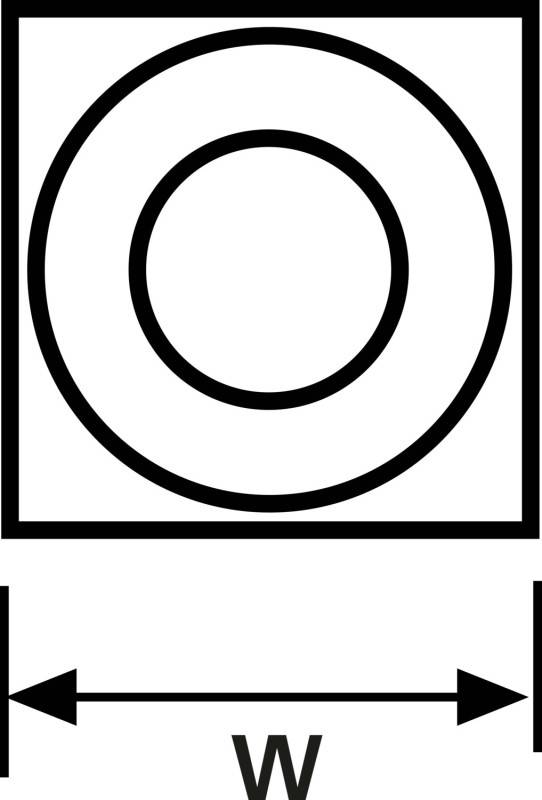 HellermannTyton Wanddübel LOK01-N66-BK-C1