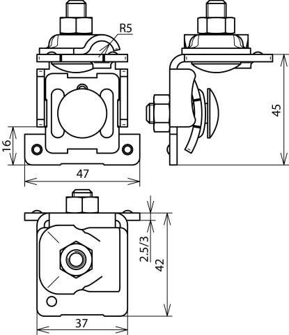 50 Stk. DEHN Falzklemme FKKB610KBF078WCU