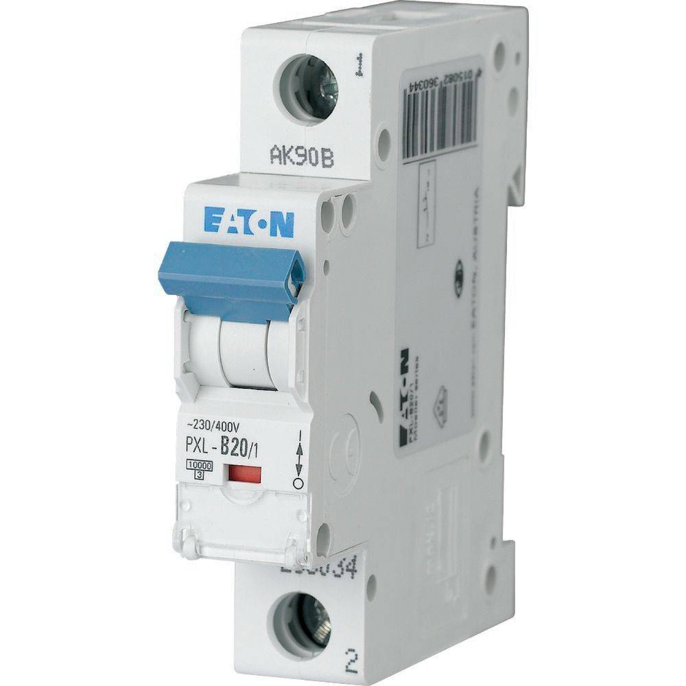 Eaton LS-Schalter m.Beschrift. PXL-D20/1