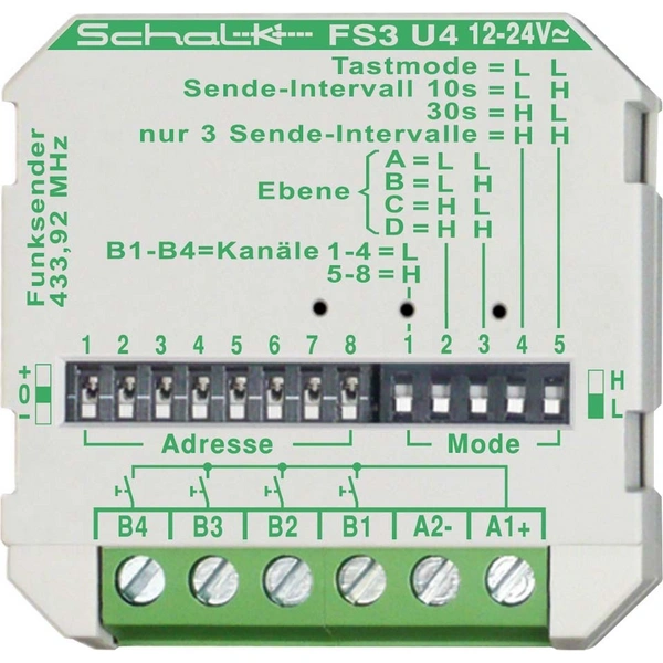 Schalk Funk-Sender FS3 U4 (12-24V UC) Schalk Funk-Sender FS3 U4 (12-24V UC)