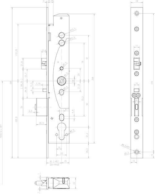Assa Abloy effeff Mediator Schloss 609-202PZ-----1