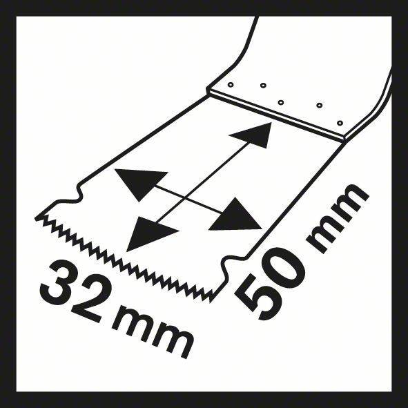 Bosch Power Tools HCS Tauchsägeblatt AIZ 32 2608662361