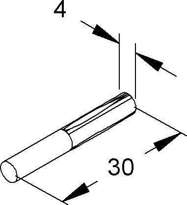 Niedax Kupplungsstift GKGS 4