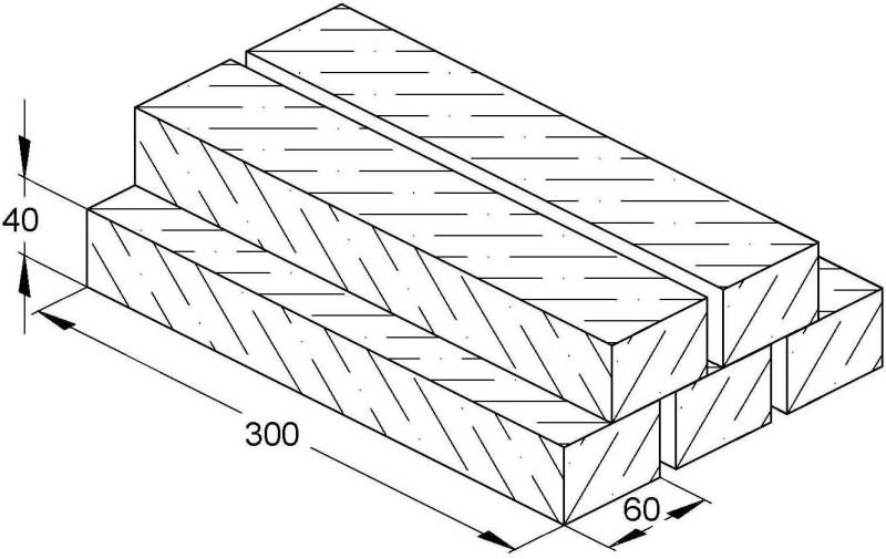Niedax Schalldämmblöcke SDB 300 (VE15)