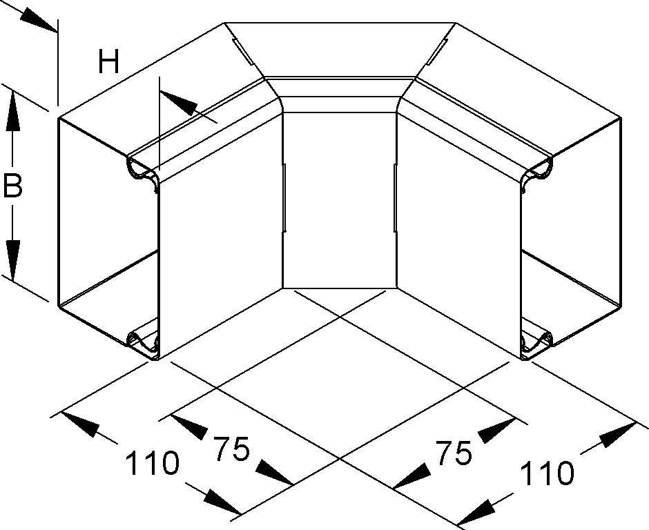 Niedax Inneneck 2x45Gr. LUID 60.060