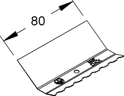 Niedax Stoßstellenverbinder PSTE 120-78