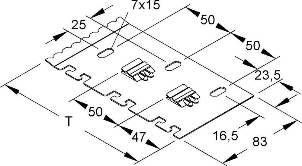 Niedax Ls-Zugentl.Trennsteg LZTP 200 E3