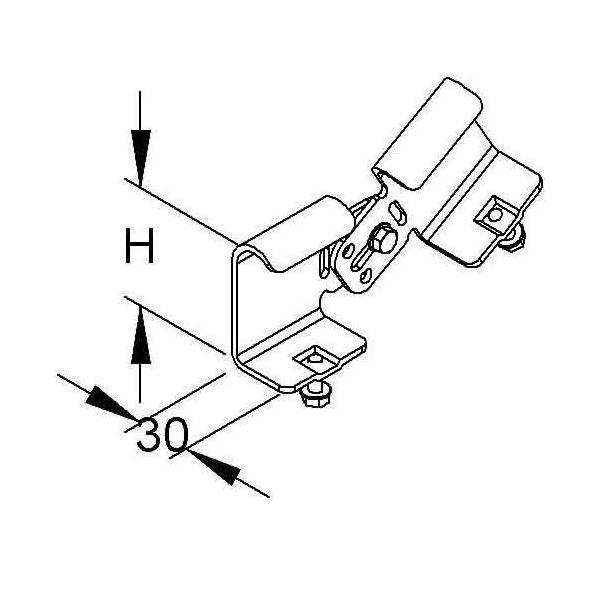 Niedax Gelenkverbinder KRUV 60 F