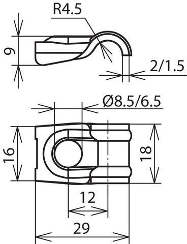 50 Stk. DEHN Einschraubenüberleger UEL DQ 6.10 B8.5 V2A