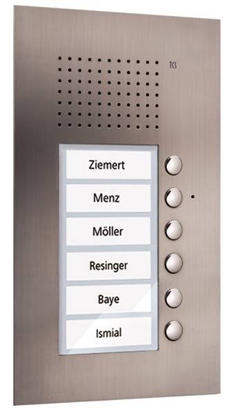 TCS Tür Control Audio Außenstation PUK 6 PUK06/1-ES