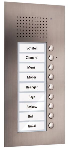 TCS Tür Control Audio Außenstation PUK 9 PUK09/1-ES