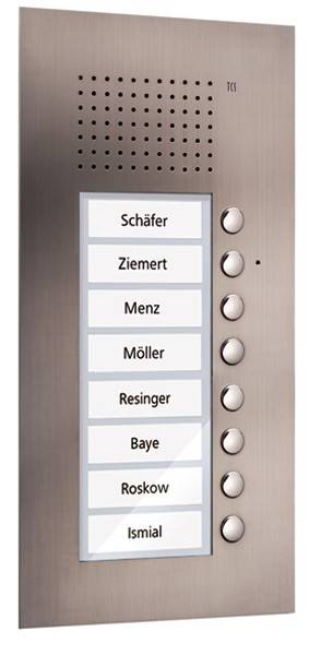 TCS Tür Control Audio Außenstation PUK 8 PUK08/1-ES