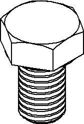 Niedax Schraube SK 12X120 V