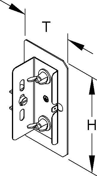 2 Stk. Niedax Alu-Endabschluß-Deckel GAED 133 N