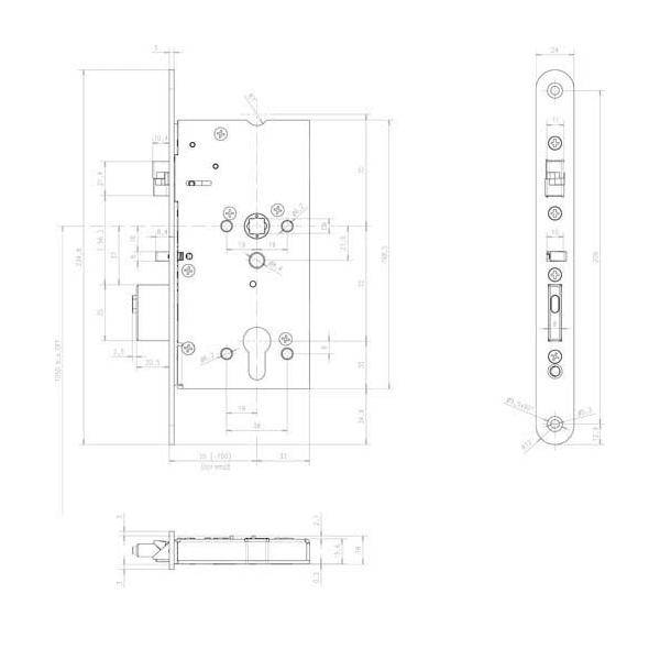 Assa Abloy effeff Mediator Schloss 609-802PZ-----1