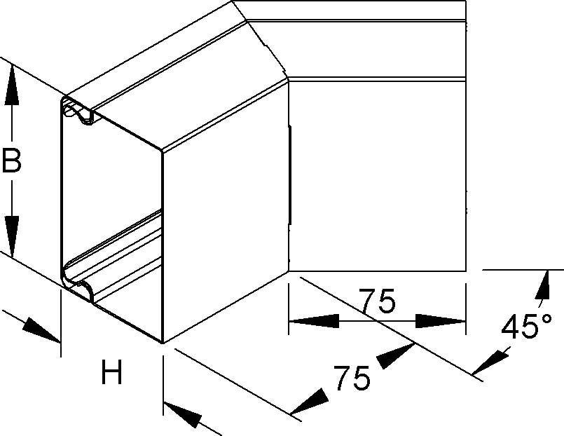 Niedax Außeneck LUAB 40.040