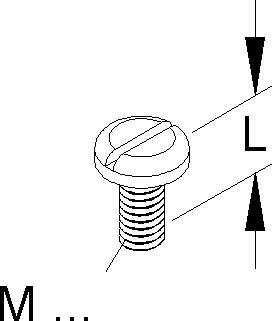Niedax Flachkopfschraube FK 6X12