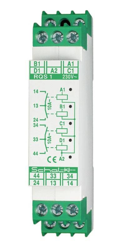 Schalk Vierfachrelais RQS 1 (230V AC)