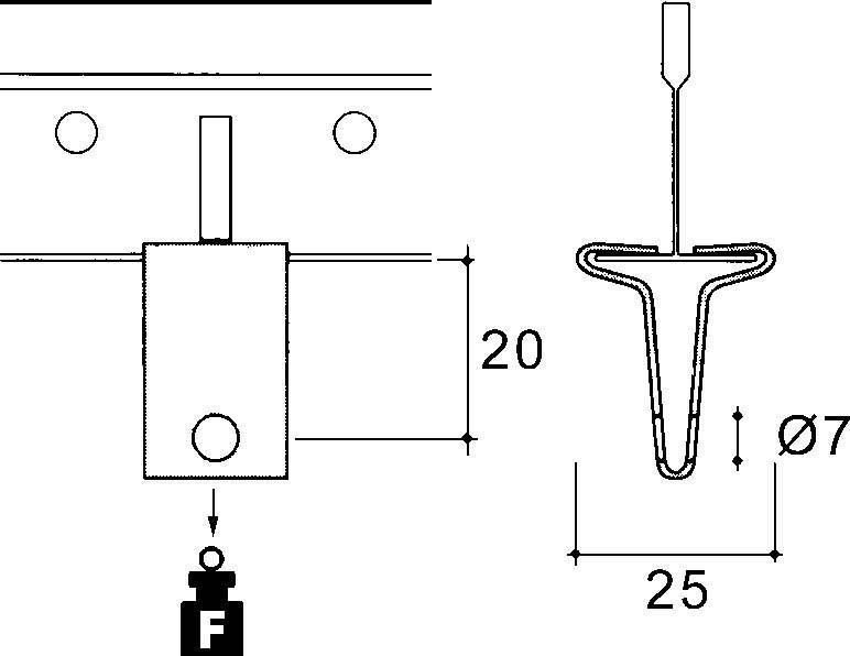 Niedax T-Blechabhänger LH-25