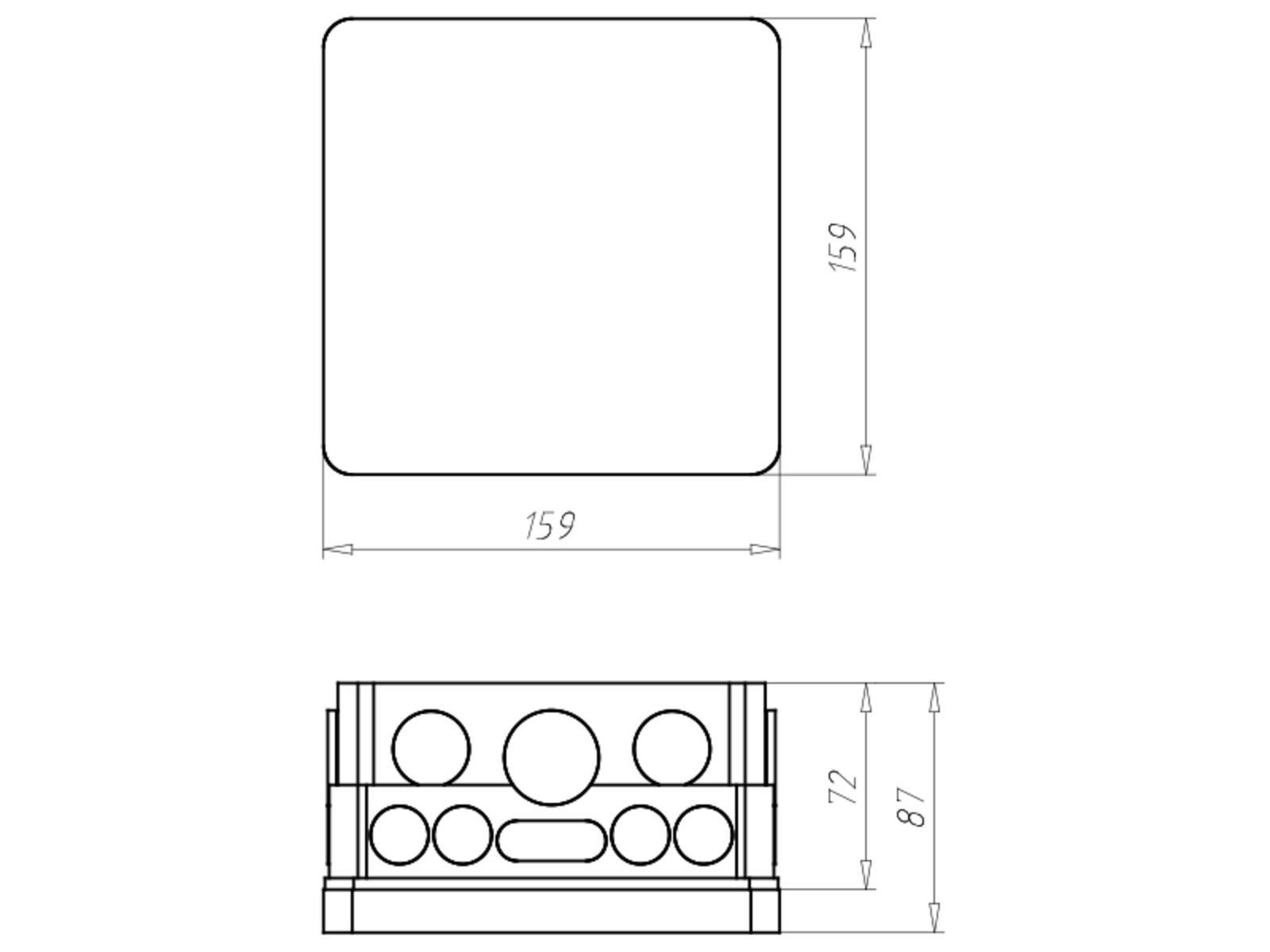 Kaiser UP-Einbaugehäuse 1096-22