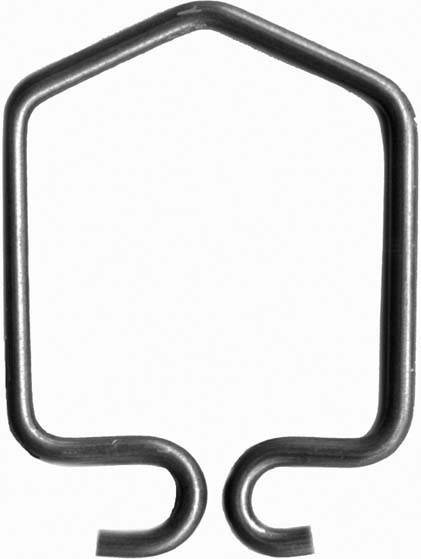 10 Stk. Niedax Federklammer GAFK